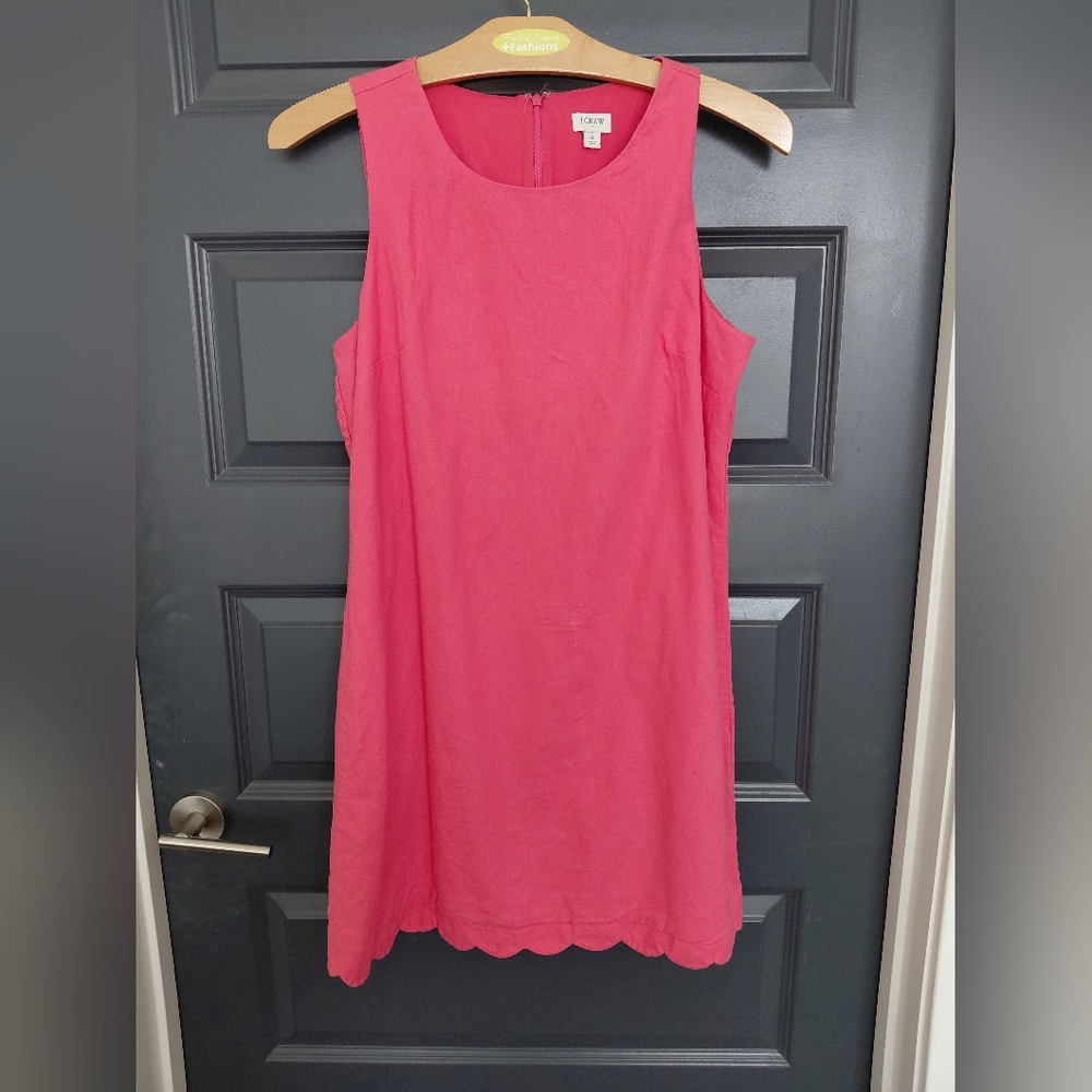 J. Crew Factory Vibrant Pink Dress Size 12